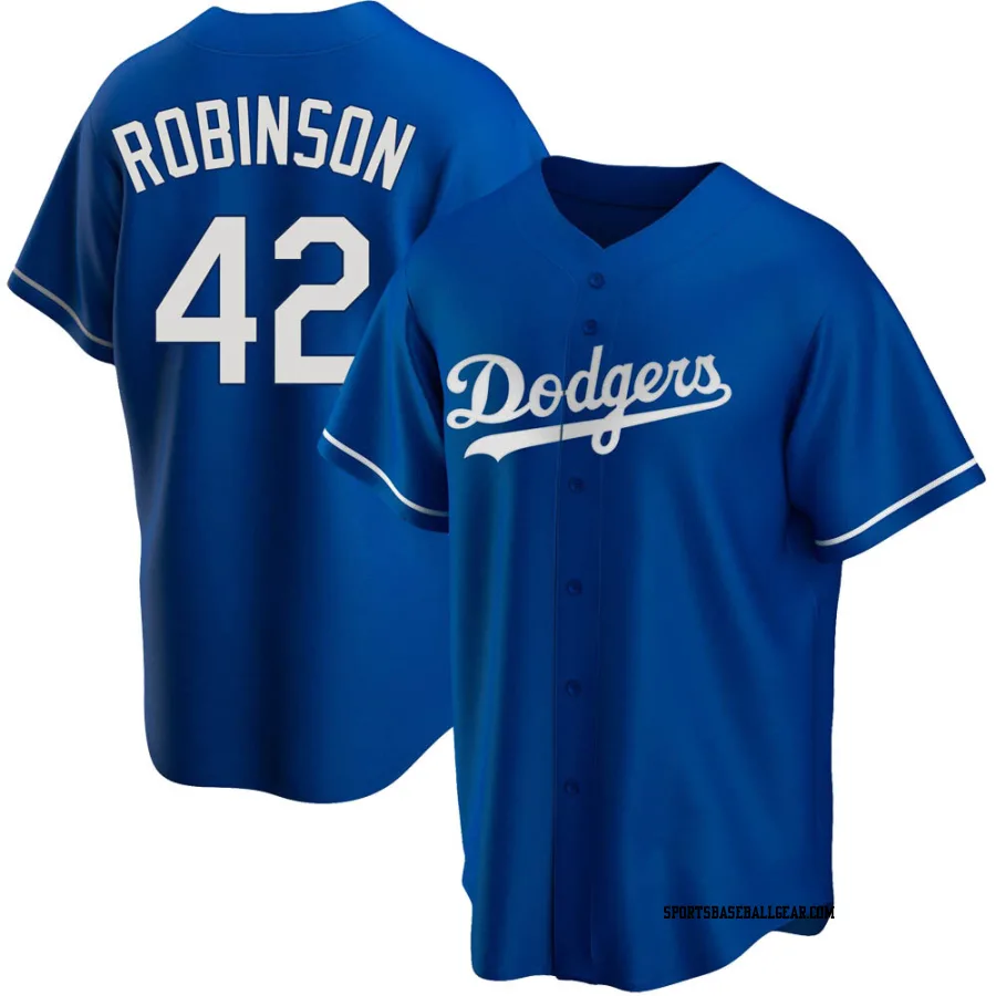 Jackie Robinson Youth Los Angeles Dodgers Royal Replica Alternate Jersey