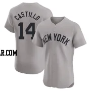 Jackson Castillo Men's New York Yankees Gray Elite Road Jersey