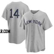 Jackson Castillo Men's New York Yankees Gray Replica 2021 Field of Dreams Jersey