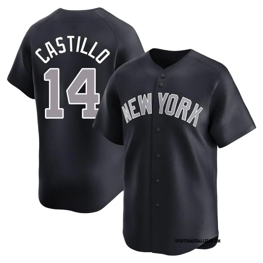 Jackson Castillo Men's New York Yankees Navy Limited Alternate Jersey