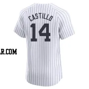 Jackson Castillo Men's New York Yankees White Elite Home Jersey