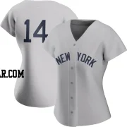 Jackson Castillo Women's New York Yankees Gray Authentic 2021 Field of Dreams Jersey