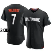 Jackson Holliday Men's Baltimore Orioles Black Authentic 2023 City Connect Jersey