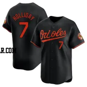 Jackson Holliday Men's Baltimore Orioles Black Limited Alternate Jersey