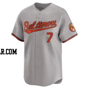 Jackson Holliday Men's Baltimore Orioles Gray Limited Road Jersey