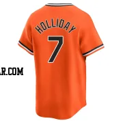 Jackson Holliday Men's Baltimore Orioles Orange Limited Cooperstown Collection Jersey