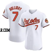 Jackson Holliday Men's Baltimore Orioles White Elite Home Jersey