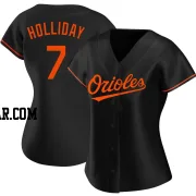 Jackson Holliday Women's Baltimore Orioles Black Authentic Alternate Jersey