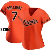 Jackson Holliday Women's Baltimore Orioles Orange Authentic Alternate Jersey