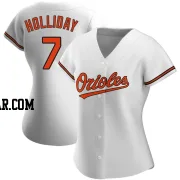 Jackson Holliday Women's Baltimore Orioles White Authentic Home Jersey