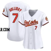 Jackson Holliday Women's Baltimore Orioles White Limited Home Jersey