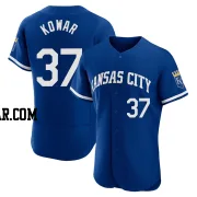 Jackson Kowar Men's Kansas City Royals Royal Authentic 2022 Alternate Jersey