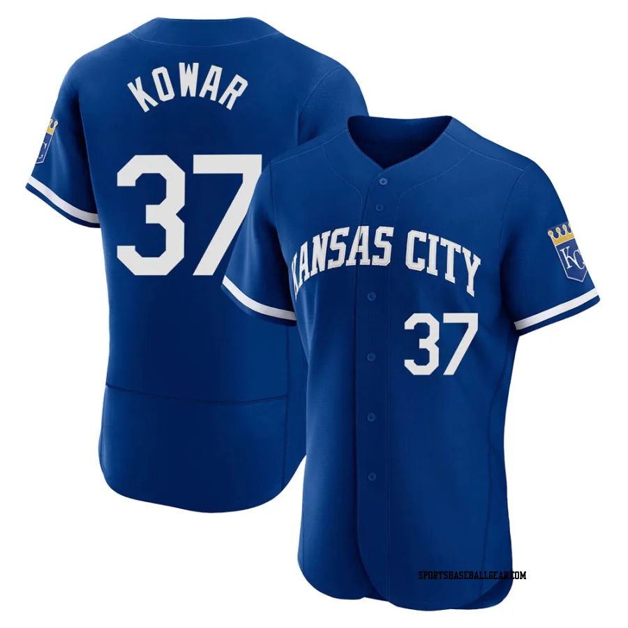 Jackson Kowar Men's Kansas City Royals Royal Authentic 2022 Alternate Jersey