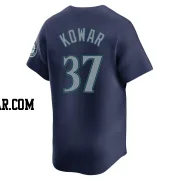 Jackson Kowar Men's Seattle Mariners Navy Limited Road Jersey