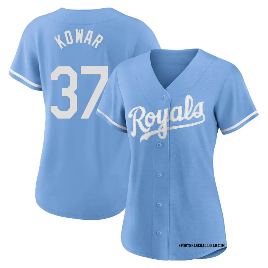 Jackson Kowar Women's Kansas City Royals Light Blue Authentic 2022 Alternate Jersey