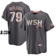 Jackson Rutledge Men's Washington Nationals Gray Replica 2022 City Connect Jersey