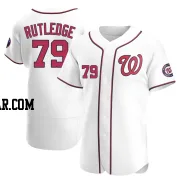 Jackson Rutledge Men's Washington Nationals White Authentic Home Jersey