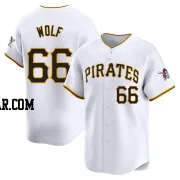 Jackson Wolf Youth Pittsburgh Pirates White Limited Home Jersey