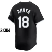 Jacob Amaya Men's Chicago White Sox Black Limited Alternate Jersey