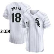 Jacob Amaya Men's Chicago White Sox White Elite Home Jersey