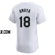 Jacob Amaya Men's Chicago White Sox White Elite Home Jersey