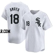 Jacob Amaya Men's Chicago White Sox White Limited Home Jersey