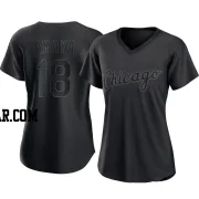 Jacob Amaya Women's Chicago White Sox Black Replica Pitch Fashion Jersey