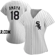 Jacob Amaya Women's Chicago White Sox White Authentic Home Jersey