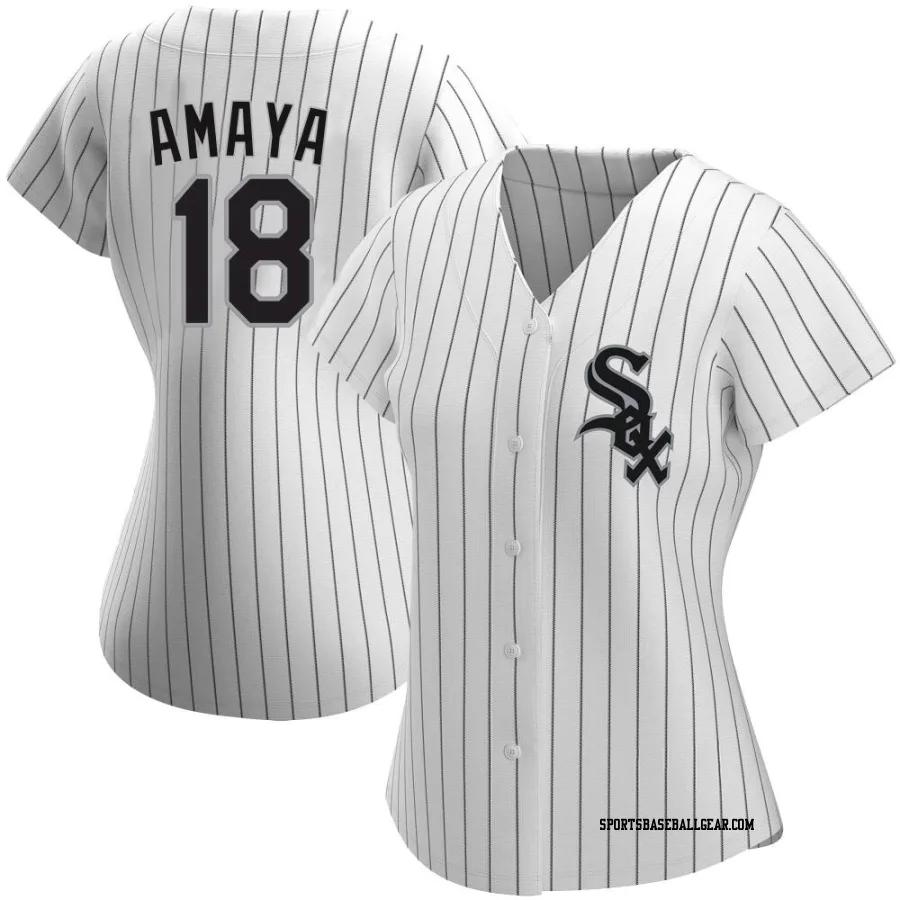 Jacob Amaya Women's Chicago White Sox White Replica Home Jersey