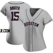 Jacob Amaya Women's Houston Astros Gray Authentic Road 2020 Jersey