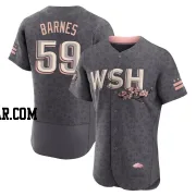 Jacob Barnes Men's Washington Nationals Gray Authentic 2022 City Connect Jersey