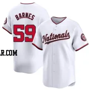 Jacob Barnes Men's Washington Nationals White Limited Home Jersey