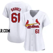 Jacob Barnes Women's St. Louis Cardinals White Limited Home Jersey