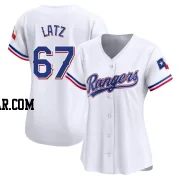 Jacob Latz Women's Texas Rangers White Limited Home Jersey