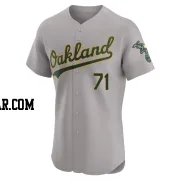 Jacob Lemoine Men's Oakland Athletics Gray Elite Road Jersey