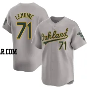 Jacob Lemoine Men's Oakland Athletics Gray Limited Away Jersey