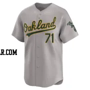 Jacob Lemoine Men's Oakland Athletics Gray Limited Away Jersey