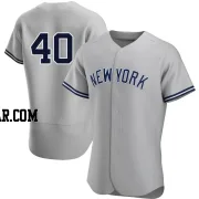 Jacob Morales Men's New York Yankees Gray Authentic Road Jersey