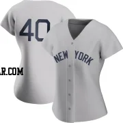 Jacob Morales Women's New York Yankees Gray Authentic 2021 Field of Dreams Jersey