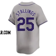 Jacob Stallings Men's Colorado Rockies Gray Limited Road Jersey