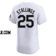 Jacob Stallings Men's Colorado Rockies White Elite Home Jersey