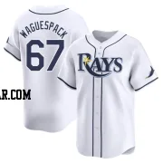 Jacob Waguespack Men's Tampa Bay Rays White Limited Home Jersey