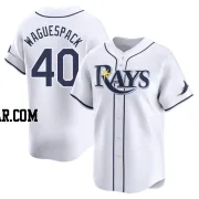 Jacob Waguespack Men's Tampa Bay Rays White Limited Home Jersey