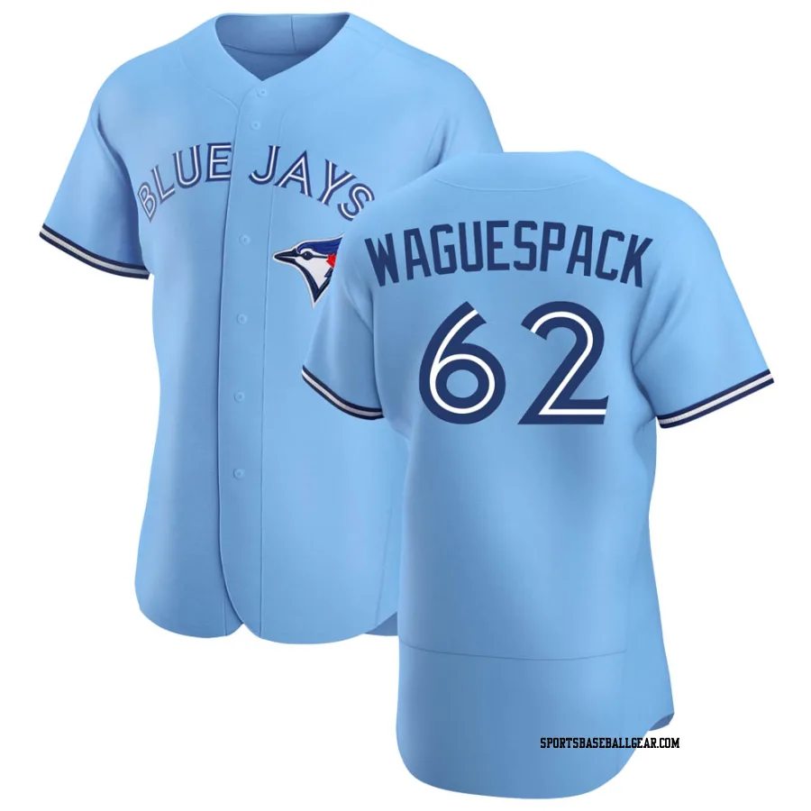 Jacob Waguespack Men's Toronto Blue Jays Blue Authentic Powder Alternate Jersey