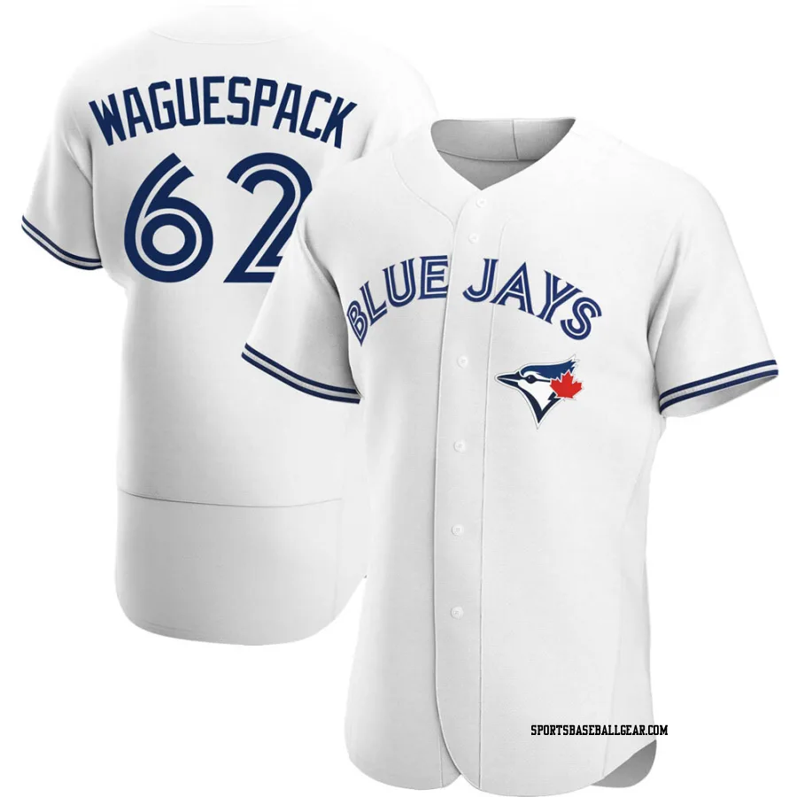 Jacob Waguespack Men's Toronto Blue Jays White Authentic Home Jersey