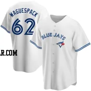 Jacob Waguespack Men's Toronto Blue Jays White Replica Home Jersey