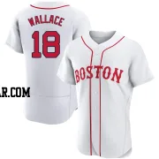 Jacob Wallace Men's Boston Red Sox White Authentic 2021 Patriots' Day Jersey