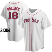 Jacob Wallace Men's Boston Red Sox White Replica Home Jersey