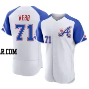 Jacob Webb Men's Atlanta Braves White Authentic 2023 City Connect Jersey