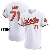 Jacob Webb Men's Baltimore Orioles White Elite Home Jersey